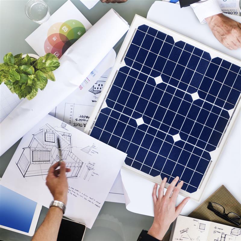solar panel blueprint